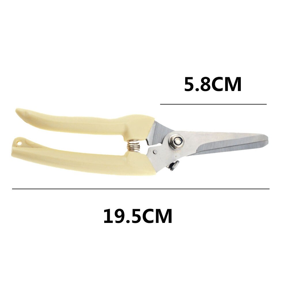 1PC Stainless Steel Garden Pruner Tree Cutter Gardening Pruning Shear Scissor Anti-slip Cutting Home Tools: B