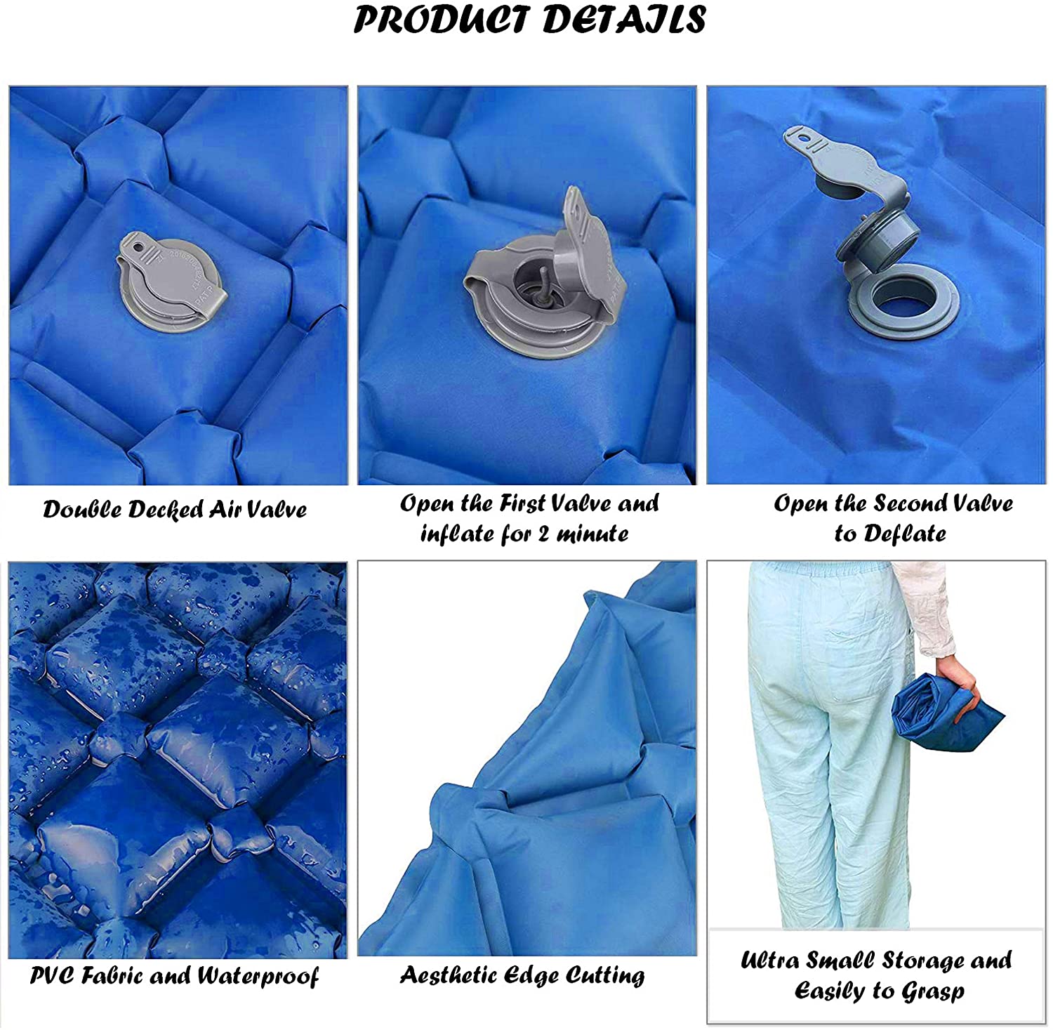 Poduszki robić spania poduszki łóżko składane mata podróżna ultralekka poduszka powietrzna trekking nadmuchiwany materac