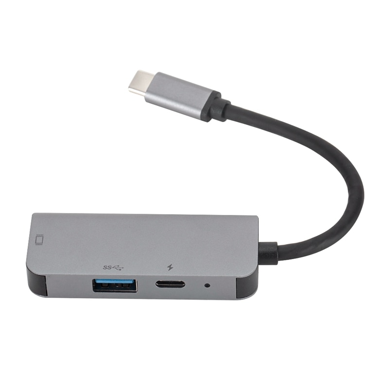 USB C tipo C a 4K HDMI HUB USB 3,0 adaptador de puerto de carga para Samsung Galaxy S8 Huawei P20 Pro