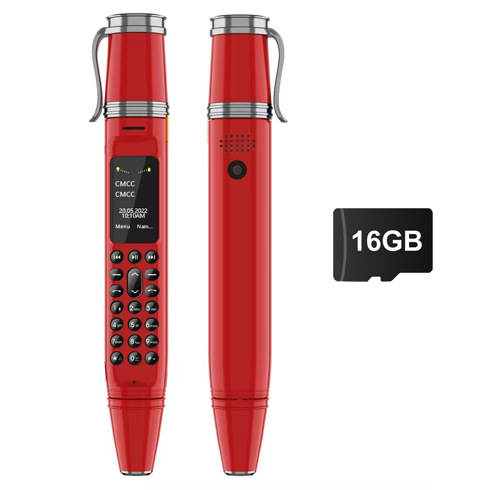 Niedriger Preis SERVO BM111 3-in-1 praktisch Stift Telefon Tragbare Fan Magie Stimme Bluetooth Zifferblatt Kleine Funktion praktisch FMRadio: Grau