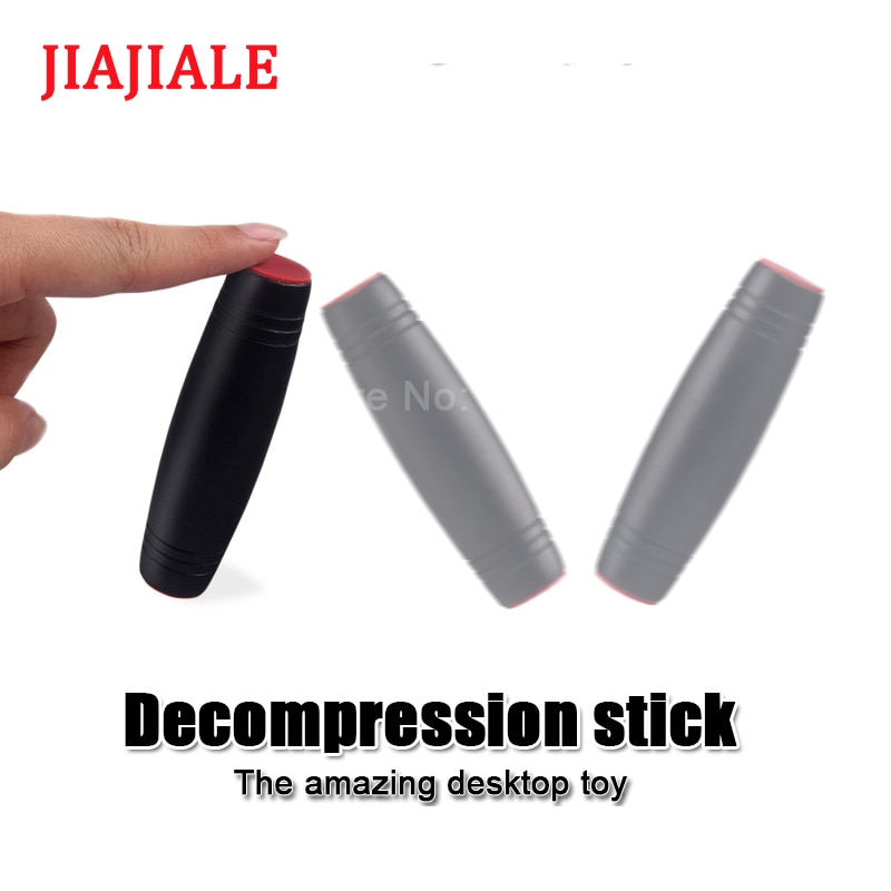 Japan Toy mokuru Fidget Stick Decompression Desktop Toy Roller Flip Rod Manual Acrobatic Desktop Improve Attention Reaction Toy