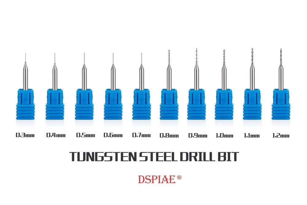 Dspiae DB-01 Wolfraam Staal Boor 0.3-1.2 Mm