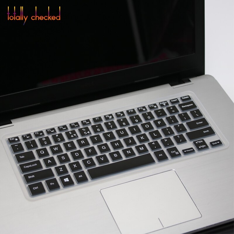 for Dell Inspiron 14 inch 5000 Series 5488 5482 5485 5481 5455 5447 i5379 i5482 i5481 i5485 laptop keyboard cover skin: black