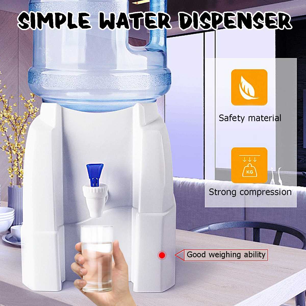 Desktop Cold Water Dispenser Portable Countertop Cooler Drinking Faucet Tool Water Holder Press Water Pumping Device For Home