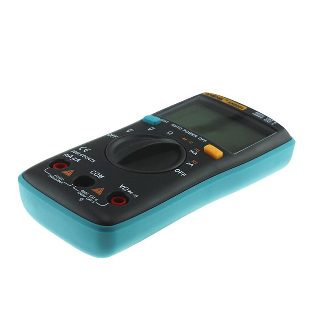 Handheld Digital Multimeter With Assembly Line AC/DC Volt Amp Ohm Capacitance Hz Tester Electrical Instrument