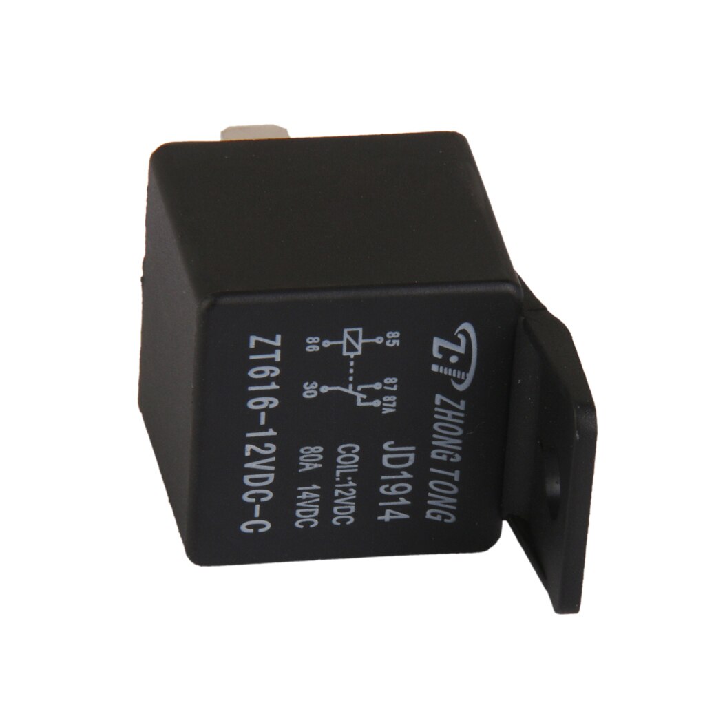 Car Truck Vehicle Automotive DC 12V 80A 80 AMP SPDT Relay Relays 5 Pin