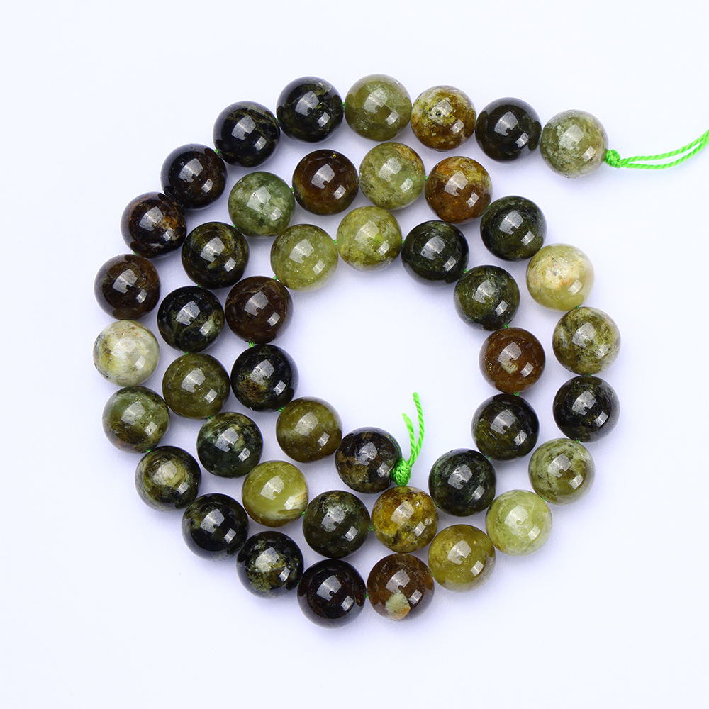 Natural Stone Beads 6/8/10mm Labradorite Citrine Amethyst Garnet Beads for Jewelry Making DIY Bracelet Necklace: Deep Red / 8mm