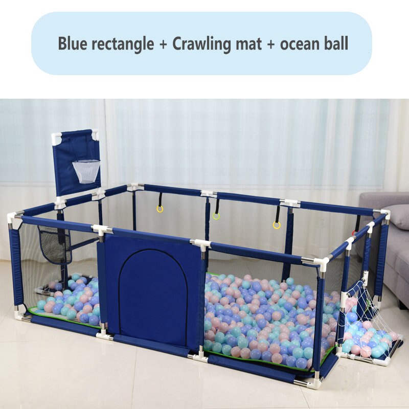 bambino scatola Bambini Barriera di Sicurezza Palle da Biliardo Pieghevole Bambini cestino E Campo di Calcio per 0-6 Anni di Età I Bambini di scatola