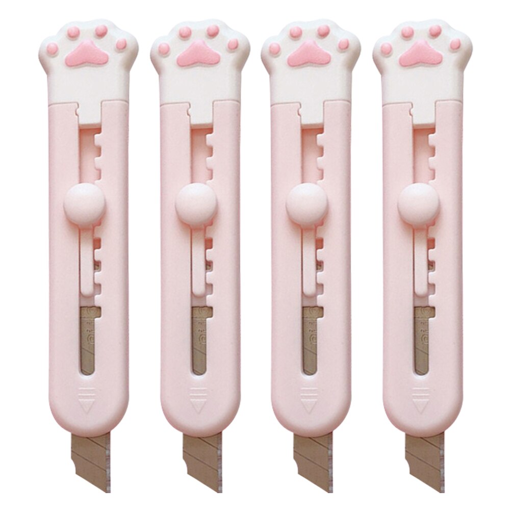 4Pcs Multi-function Box Cutters Adorable Craft Cutters Portable Paper Cutters Craft Supply
