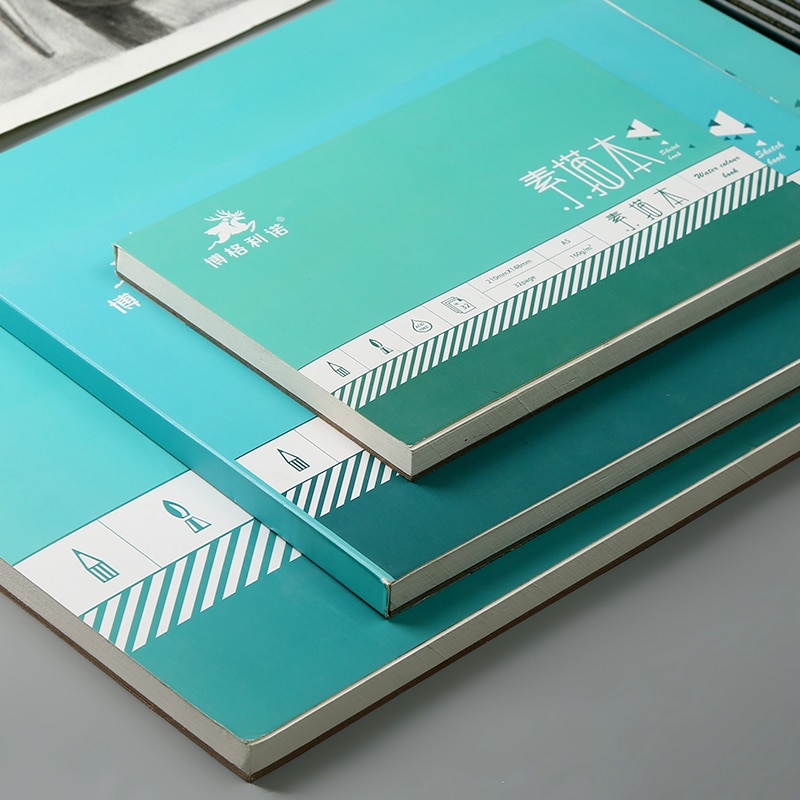 Sketch hand drawing paper 160g watercolor gouache acrylic paint painting paper A4 / A3 adult beginner art supplies