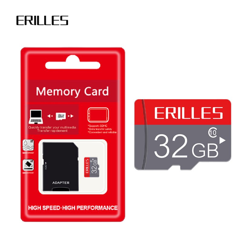 MEMORI CARD 32GB 64GB 128GB 256GB class 10 TF flash memory card 8GB 16GB for smartphone/camera micro sd card 32gb with SDcard