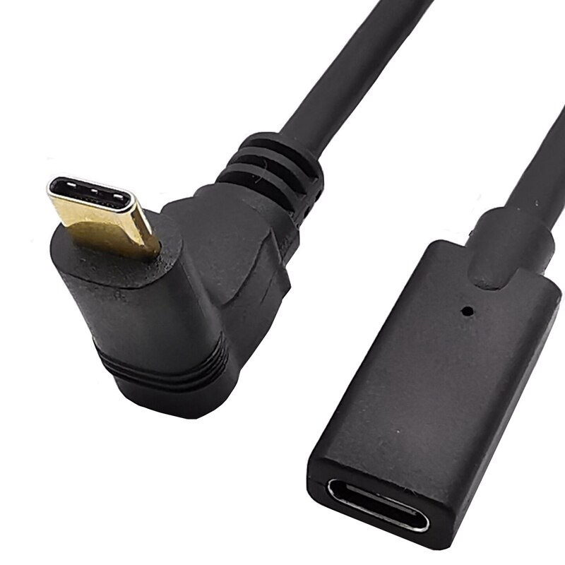 100W PD 5A typ C męski na żeński przedłużacz kabel 4K @ 60Hz USB-C USB3.1 Gen 2 10 gb/s przewód przedłużający dla Macbook Pro konsoli nintendo Switch