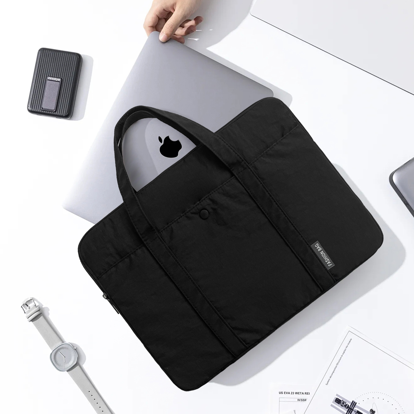 Universele 13 14 15 15.6 16 Inch Laptoptas Grote Capaciteit Schokbestendige Laptop Case Waterdichte Lichtgewicht Laptop Sleeve Bag