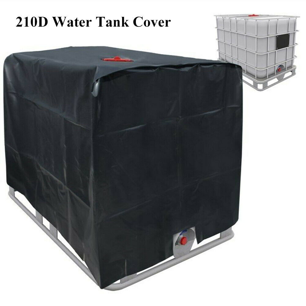til deksel til regnvannstank 600/1000 liter ibc container utendørs hage hagesofa vanntett støv solbeskyttelse oxford klut