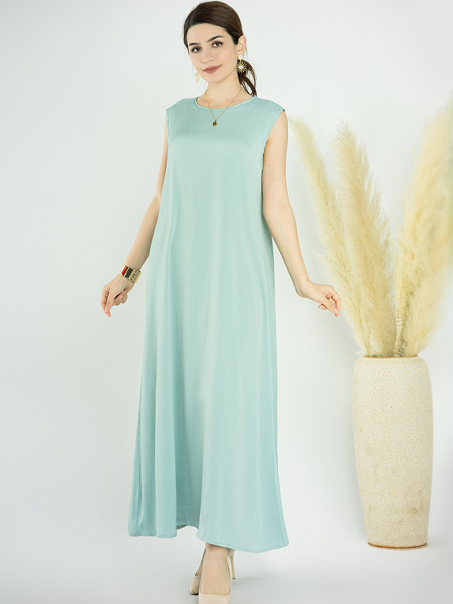 Musliminaiset lähi-idän turkkilainen abaya alusvaatteet vaatimaton ramadan-viitta kaftan femme afrikkalaiset mekot vaatteet: Xxl / Syaani