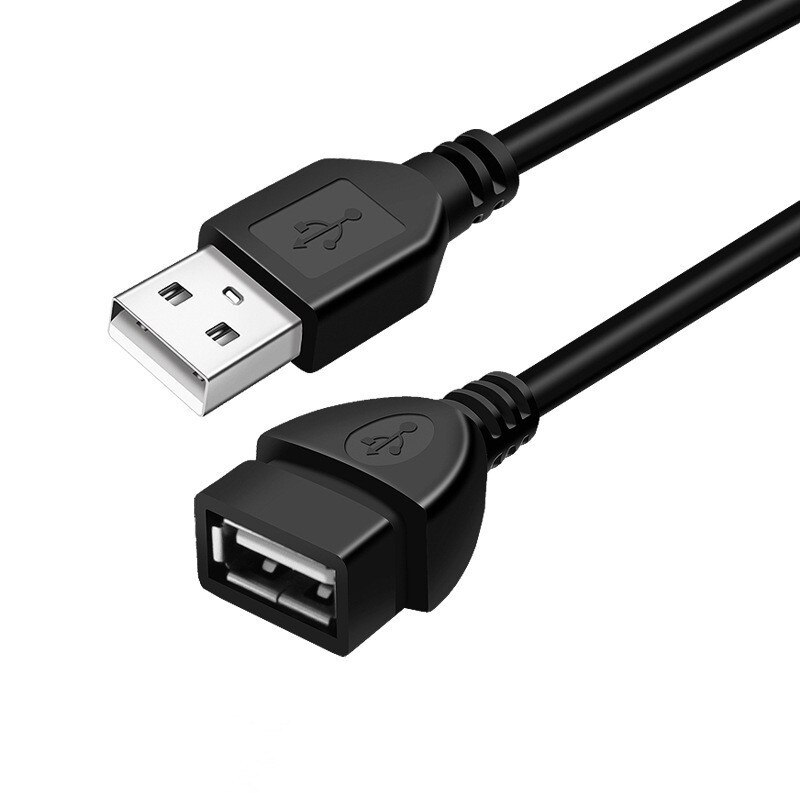 1.5M/1M/0.7M/0.6M Usb 2.0 Man-vrouw Verlengkabel Connector Adapter data Laptop Extra Uitbreiding Oplaadkabel
