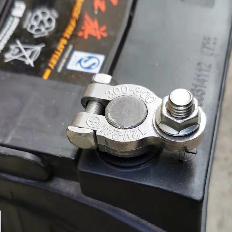 Car Battery Terminal Wire Cable Clamp Top Quick Post Terminal Positive Negative Electric Connector Clamps For Car Boat Motorhome