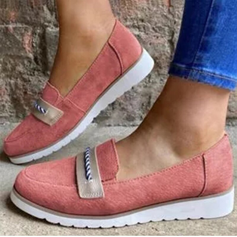 Dames loafers dames platform platte dames casual instappers dames effen ondiepe dames herfst schoenen