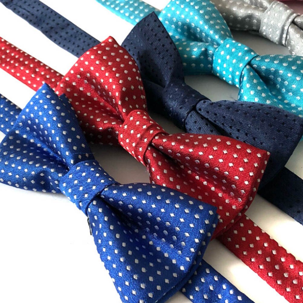 Mignon à pois noeud papillon pour Cool enfants garçons maigre papillon noeud papillon smoking cou cravates pour fête Pet Show cravate Corbatas