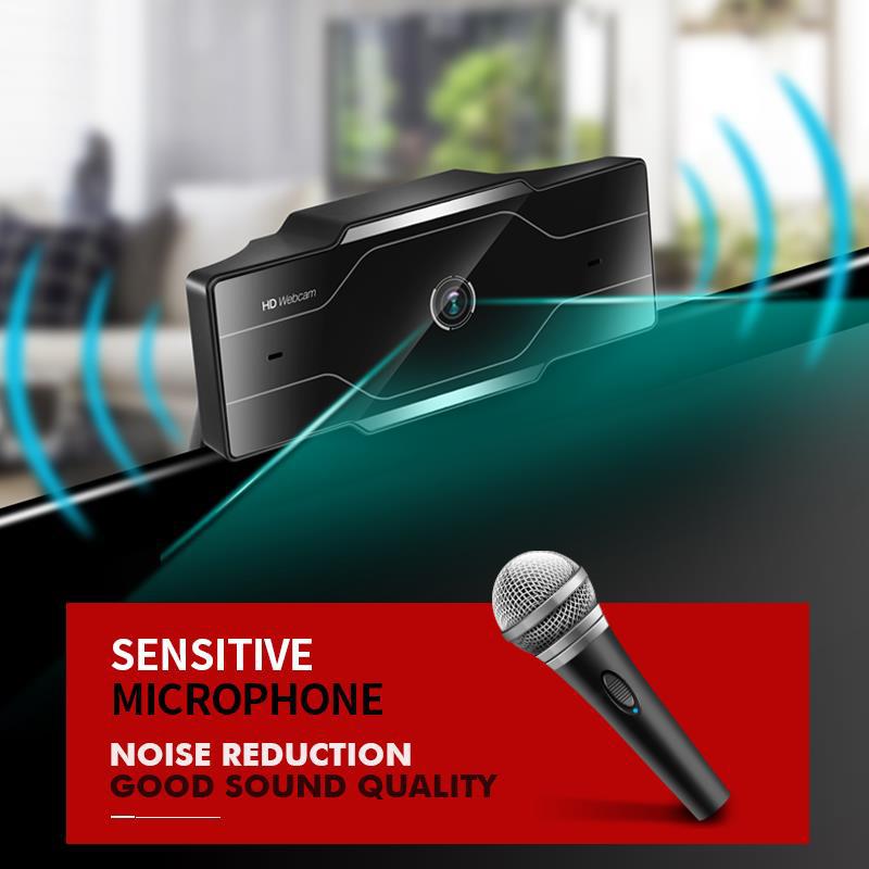 HD Webcam 2K 1080P 720P 480P With Microphone USB Camera For PC/Mac Laptop Desktop Video Call Desktop Web Camera