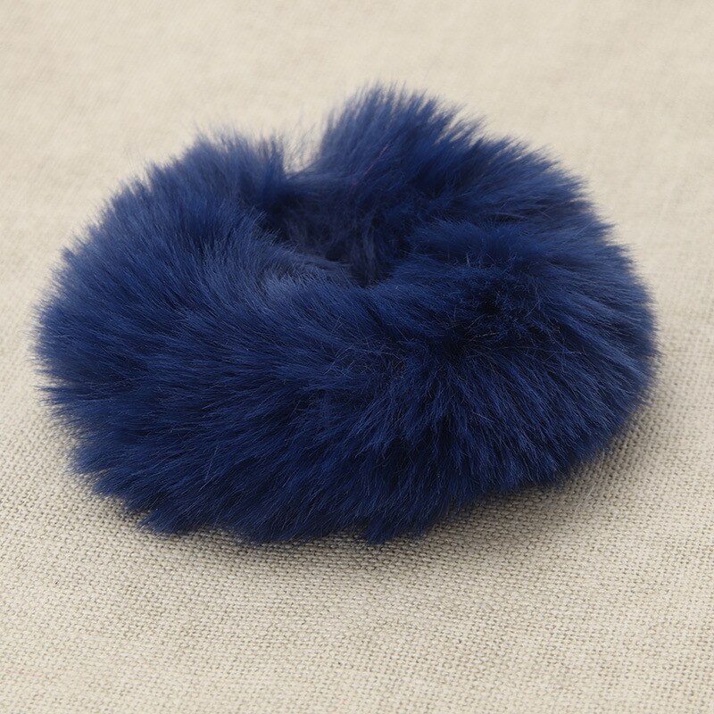 4.3 tum sammets scrunchie elastiska hårband för kvinnor hästsvanshållare plysch hårrep gummiband pannband håraccessoarer: 10