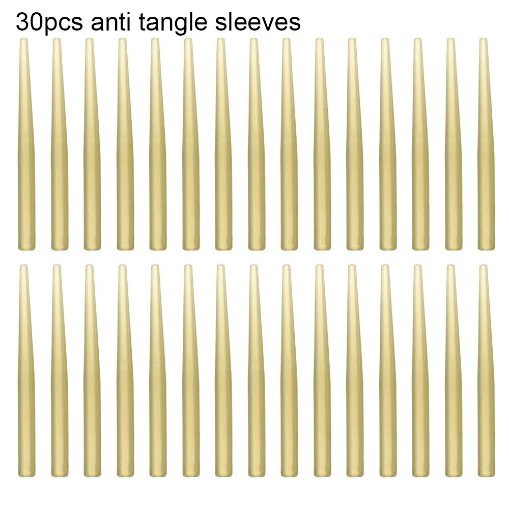 Dobladillo lateral de 15 piezas con eslabones giratorios o 10 piezas, dobladillo lateral con manguitos antienredos QC o 30 piezas, accesorios de pesca de carpa: Marrón