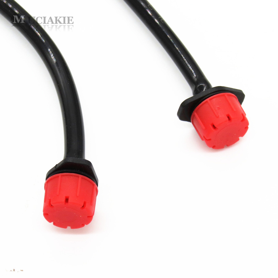 Muciakie 30 Stuks 4/7 Mm Verstelbare Nozzle Voor Tuin Drip Irrigatie Sprinkler Emitter Met 1/4 &#39;&#39;Barb