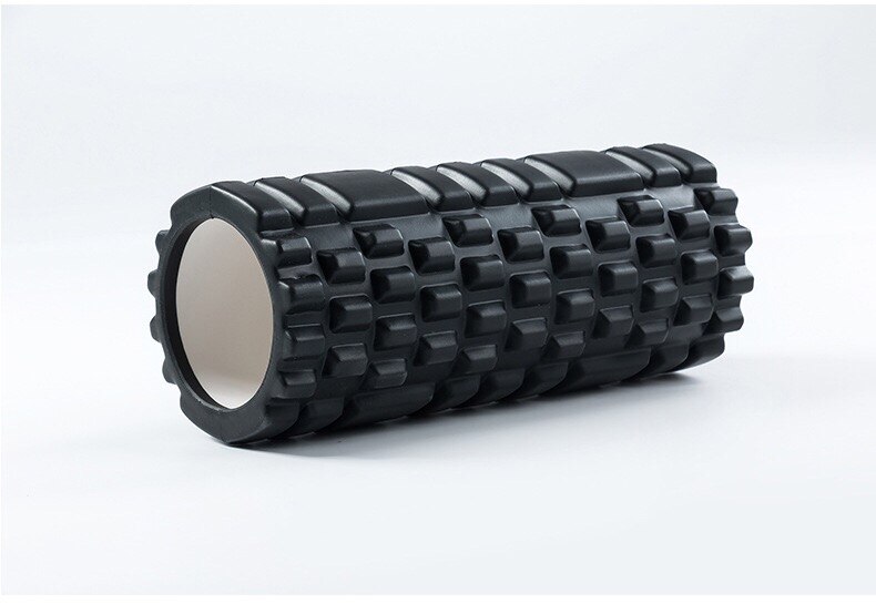yoga pillar Mace sticks foam shafts keep the massage sticks shaft sticks sports fascia muscles to relax foam rolls: Black