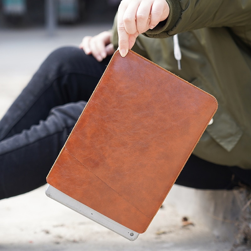 PU-Leder Tablette-Schutzhülle Laptoptasche E-Bücher Hülle Tasche Leichte Hülle für 9,7 10,5 10,2 11 12,9 Zoll iPad Profi Luft