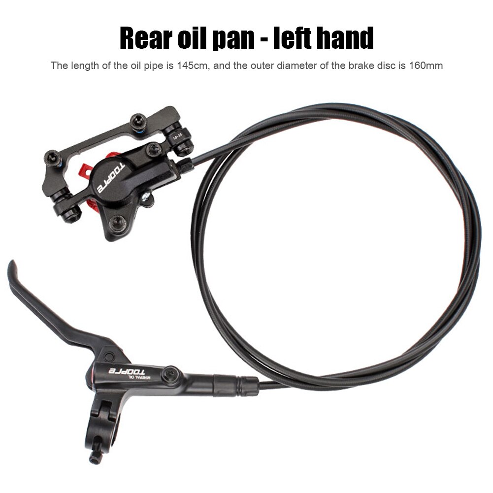 TOOPRE-Kit de frenos hidráulicos para bicicleta de montaña, pastillas de freno de disco delanteras y traseras, accesorios de Rotor