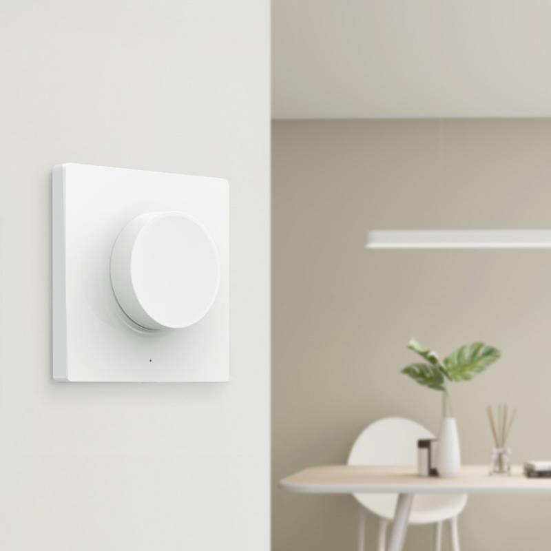 Original Mijia Smart Dimmer Switch Intelligent Adjustment Off Light Still Work 5 In 1 Control Smart Switch For Xiaomi