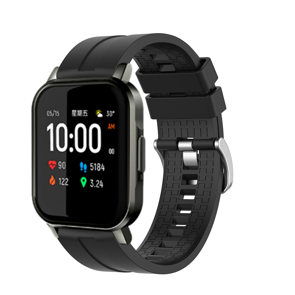 Haylou LS02 Silicone Soft Strap SmartWatch Wrist Bracelet for XiaoMi Haylou LS02 Watchband correa ремешок pulsera opaska Solid
