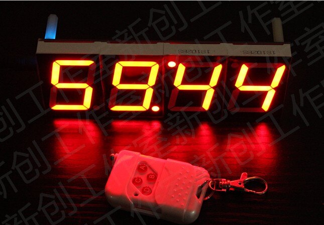 Wireless countdown clock for real life room escape game props countdown timer