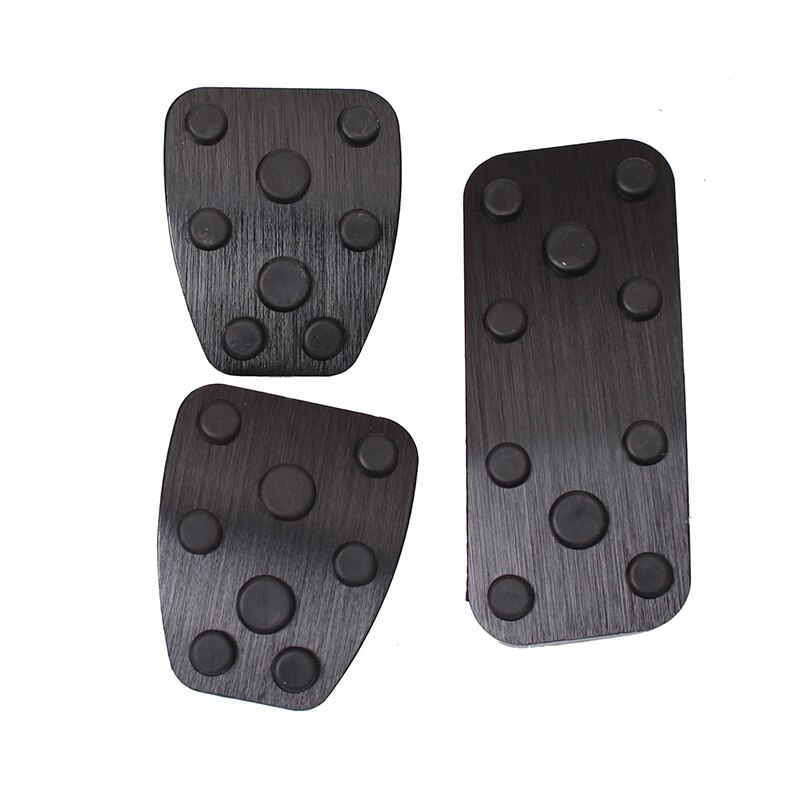 Voor Subaru Xv Forester Impreza At/Mt Aluminium Legering Voetpedaal Gaspedaal Gas Fuel Rempedaal Rust Pedaal Cover auto Styling: MT 3pcs