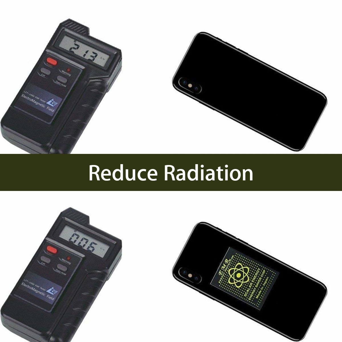 10pcs/lot EMR Scalar Energy Phone Sticker Anti Radiation Keep Health Anti EMP EMF Protection for Pregnant Woman