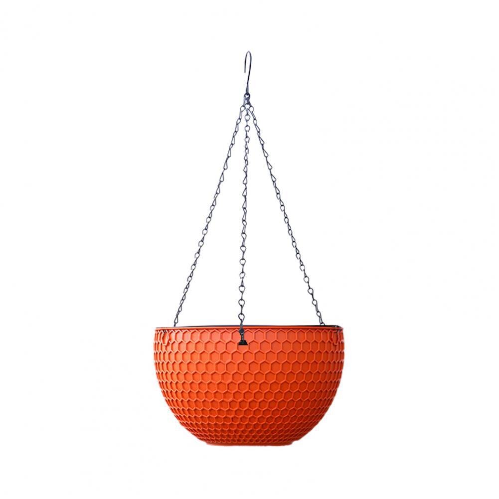 Hanging Plant Pot Waterproof Hanging Flower Basket Outdoor Garden Hanging Plant Pot for Garden Plant Hanger