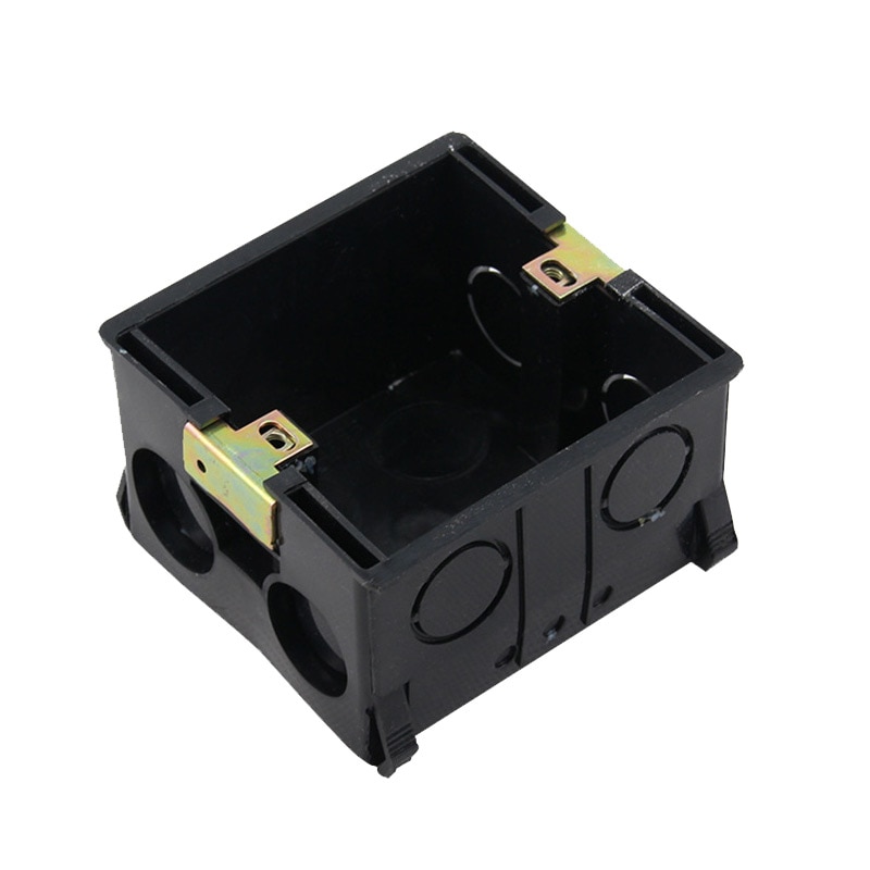 Type 86 dark install wall switch socket box general bottom box high strength wiring box 86-01
