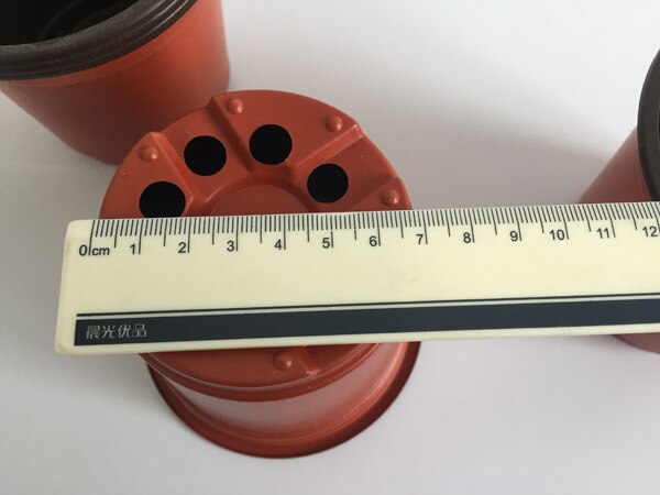 D10xH9CM 100PCS/LOT plastic pots caliber corrosion resistance postoral Small plastic Nursery Pots Garden Pots