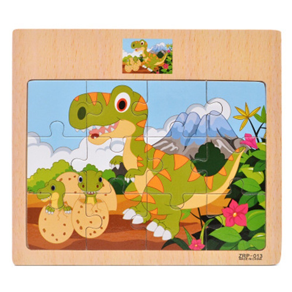 Wooden Toys Puzzle for Kids 3 years Animals/Vegetables/Fruits/Traffic Insects/Poultry Educational Kids Games Jigsaw