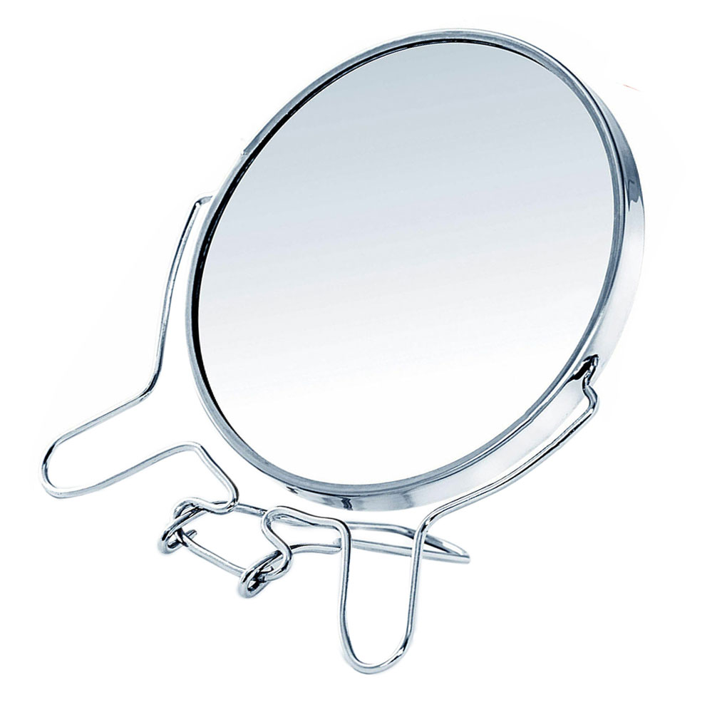 360 rotating metal mirror 1:2 zoom function Two Side Mirror Magnifier Stainless Steel Frame Makeup Cosmetic Mirror Makeup Tools