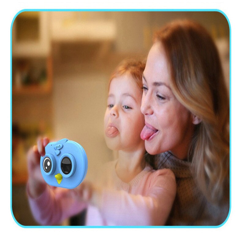 Mignon oiseau appareils photo numériques enfants caméra 8MP 1080P HD enfants caméscopes 2.0 pouces pour enfants cadre numérique de