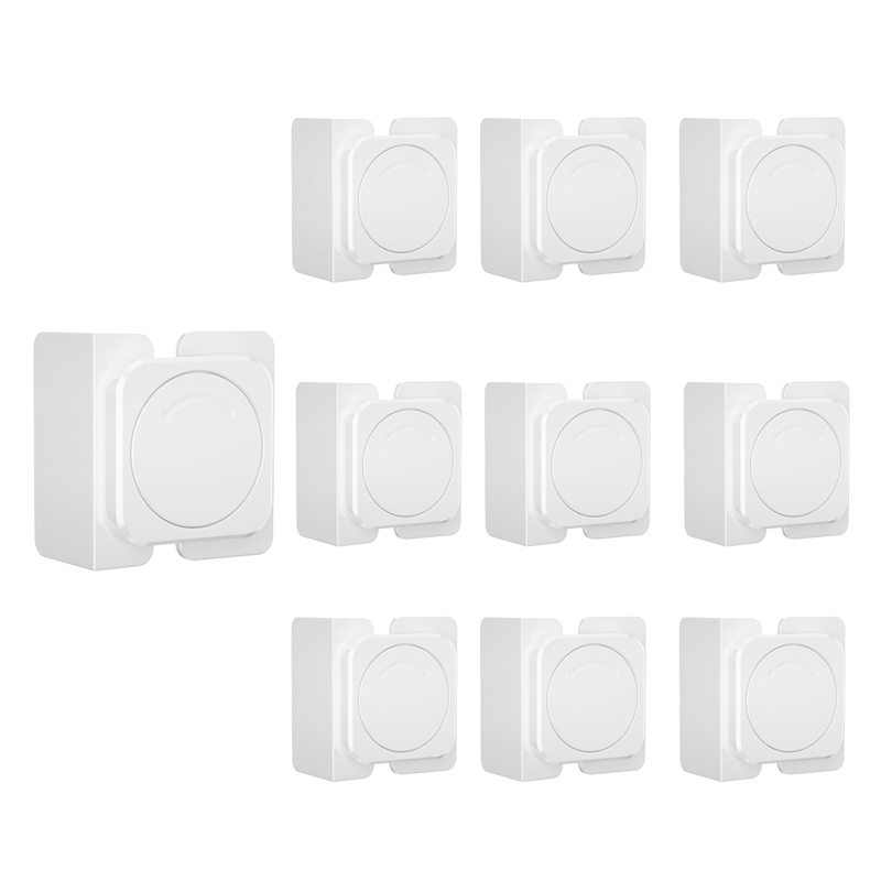 10 PCS Weiß Hause Schublade Schloss Türschloss-Baby Sicherheit Kind Lock, latch Fang Kleinkind Kind Schrank Kühlschrank Schlösser: Default Title