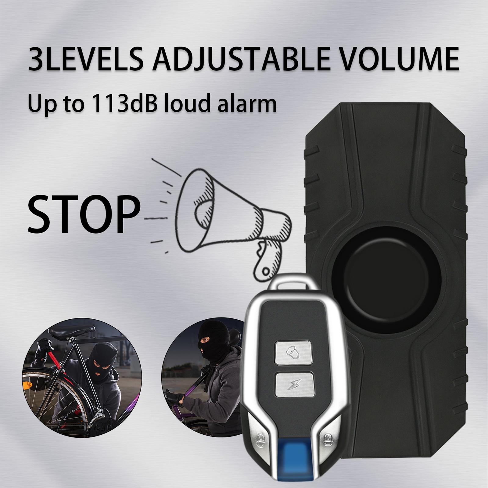 Anti-Theft Bicycle Alarm Bike Moto Security Alarm System Scooter Motorcycle Home Security System Bike Wireless Alarm Motorcycle