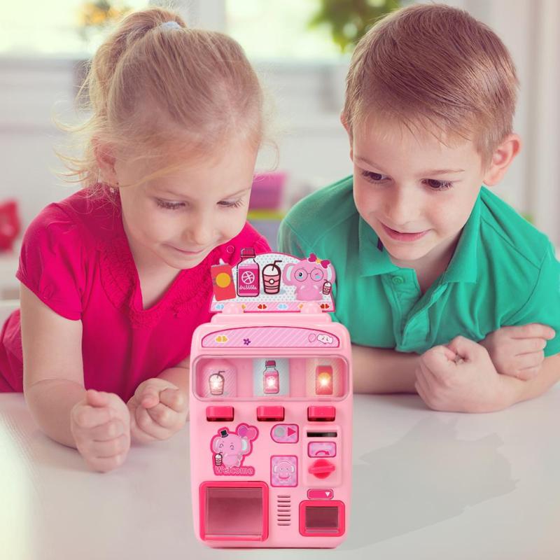 Children Toy Vending Machine Simulation Shopping House Set Groceries Toys