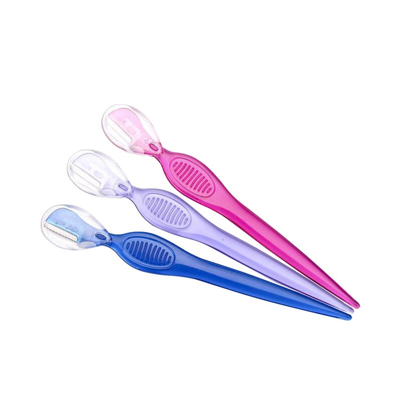 Maquinilla de afeitar para mujer, recortadora de cejas, hojas moldeadoras de cejas, cuchillo de afeitar Facial, eliminador de vello Facial, herramientas de maquillaje cosméticas, 4 Uds.