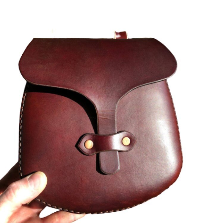 Bolso Medieval con cinturón vikingo para hombre y mujer, billetera de cuero, Steampunk, caballero, Pirata, accesorio de engranaje antiguo, Cosplay, adulto: dark brown