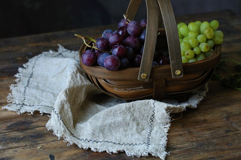 Frutta Cibo Fotografia di Sfondo Puntelli Panno di Canapa per bene Cibo foto studio Fondali Da Tavolo Accessori di Ripresa Fotografia