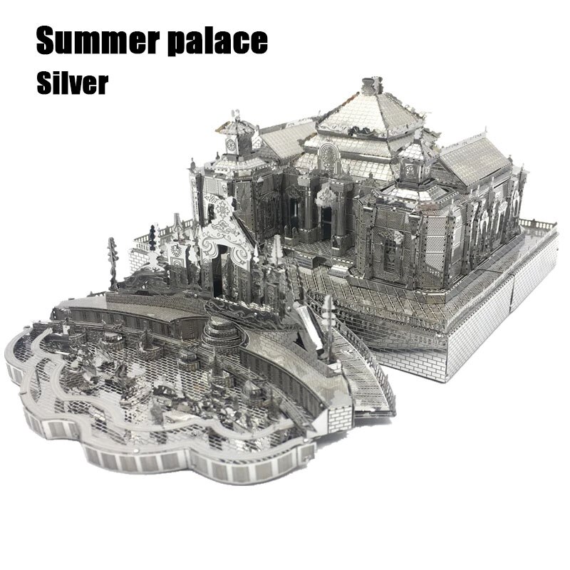HK Nanyuan 3D Metal Puzzle World Famous Attractions Building DIY Model Kit Children's Educational Toys Games Adult Hobby: 11