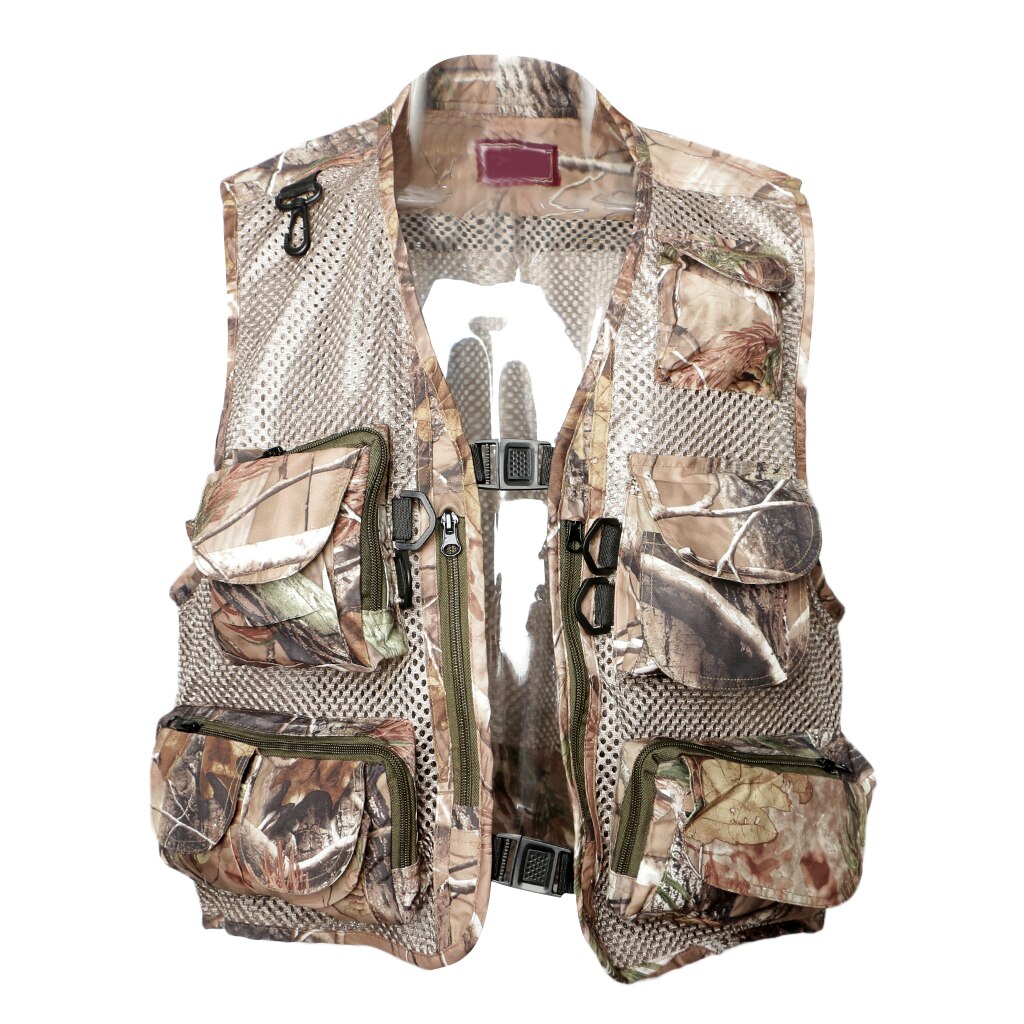 Fly Fishing Mesh Vest Pack for Trout Fishing Gear and Equipment Adjustable for Men and Women