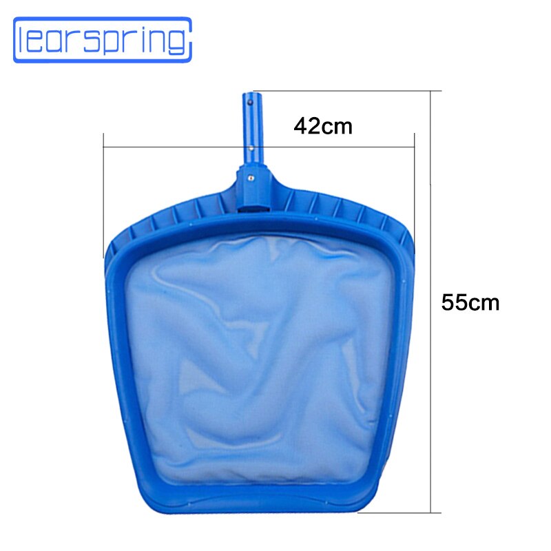 Swimming Pool Skimmer Cleaner Leaf Rake Mesh Net Fountain Pool Tool Leaf Bag Cleaning Equipment Accessories with Rod Stick: BL-9017